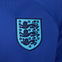 Nike Angleterre Strike Hooded Veste d'Entraînement 2022-2024 Bleu