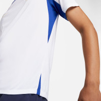Nike Frankrijk Strike Trainingsshirt 2022-2024 Wit Blauw Goud