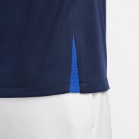 Nike Frankrijk Strike Trainingsshirt 2022-2024 Donkerblauw Blauw Goud
