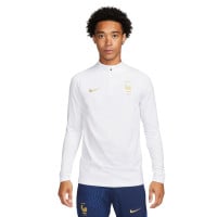 Nike Frankrijk Strike Trainingspak 2022-2024 Wit Goud