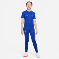 Nike Paris Saint-Germain Strike Trainingsshirt 2022-2023 Kids Blauw Wit
