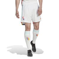 adidas Belgique Short Extérieur 2022-2024 Blanc