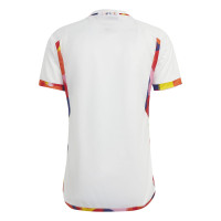 adidas Belgique Tenue Extérieur 2022-2024 Blanc Multicolore