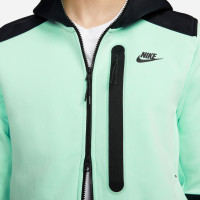 Nike Tech Fleece Overlay Vest Lichtgroen Zwart