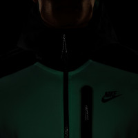 Nike Tech Fleece Overlay Trainingspak Lichtgroen Zwart