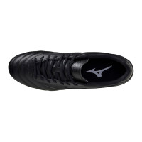 Mizuno Morelia II Club Gazon Naturel Chaussures de Foot (FG) Noir Noir