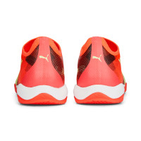 PUMA Ultra Match Chaussures de Foot en Salle (IN) Orange Vert Clair