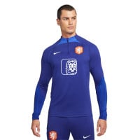 Nike Nederland Strike Trainingspak 2022-2024 Blauw Wit