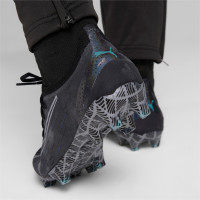 PUMA Ultra Ultimate Gazon Naturel Gazon Artificiel Chaussures de Foot (MG) Noir Blanc Bleu