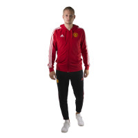 adidas Manchester United DNA Full Zip Survêtement 2022-2023 Rouge