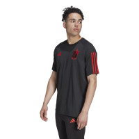 adidas Belgique T-Shirt 2022-2024 Noir Rouge