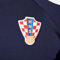 Nike Croatie Strike Haut d'Entraînement 2022-2024 Bleu Foncé Rouge