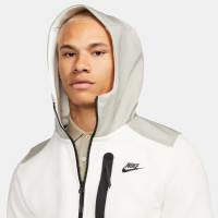 Nike Sportswear Tech Fleece Overlay Survêtement Blanc Gris