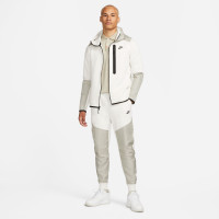 Nike Sportswear Tech Fleece Overlay Veste Blanc Gris