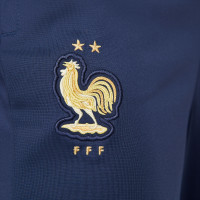 Nike France Full-Zip Hooded Survêtement 2022-2024 Blanc Bleu Foncé Or