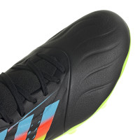 adidas Copa Sense.3 Gazon Naturel Gazon Artificiel Chaussures de Foot (MG) Noir Bleu Jaune