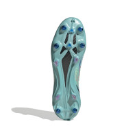 adidas X Speedportal.1 Crampons Vissés Gazon Naturel Chaussures de Foot (SG) Bleu Rouge Jaune