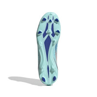 adidas X Speedportal.3 Gazon Naturel Chaussures de Foot (FG) Bleu Jaune Rouge