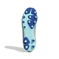 adidas X Speedportal.3 Gazon Naturel Gazon Artificiel Chaussures de Foot (MG) Enfants Bleu Jaune Rouge