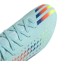adidas X Speedportal.3 Gazon Naturel Gazon Artificiel Chaussures de Foot (MG) Enfants Bleu Jaune Rouge