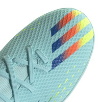 adidas X Speedportal.3 Turf Voetbalschoenen (TF) Blauw Geel Rood