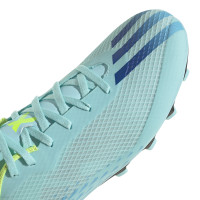 adidas X Speedportal.4 Gras / Kunstgras Voetbalschoenen (FxG) Blauw Geel Rood