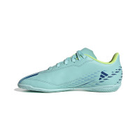 adidas X Speedportal.4 Chaussures de Foot en Salle (IN) Enfants Bleu Jaune Vert