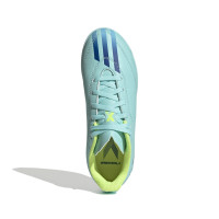 adidas X Speedportal.4 Chaussures de Foot en Salle (IN) Enfants Bleu Jaune Vert