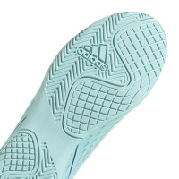adidas X Speedportal.4 Chaussures de Foot en Salle (IN) Enfants Bleu Jaune Vert