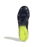 adidas Copa Sense.2 Gazon Naturel Chaussures de Foot (FG) Noir Bleu Jaune