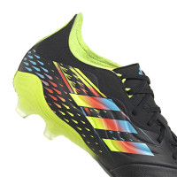 adidas Copa Sense.2 Gras Voetbalschoenen (FG) Zwart Blauw Geel
