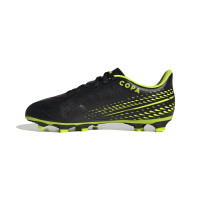 adidas Copa Sense.4 Gazon Naturel Gazon Artificiel Chaussures de Foot (FxG) Enfants Noir Jaune