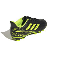 adidas Copa Sense.4 Gazon Naturel Gazon Artificiel Chaussures de Foot (FxG) Enfants Noir Jaune