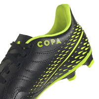 adidas Copa Sense.4 Gazon Naturel Gazon Artificiel Chaussures de Foot (FxG) Enfants Noir Jaune