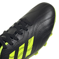 adidas Copa Sense.4 Gazon Naturel Gazon Artificiel Chaussures de Foot (FxG) Enfants Noir Jaune