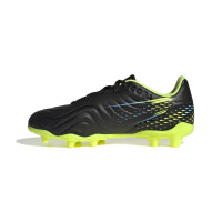 adidas Copa Sense.3 Gazon Naturel Gazon Artificiel Chaussures de Foot (MG) Enfants Noir Bleu Jaune