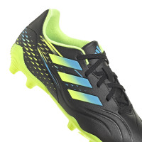 adidas Copa Sense.3 Gras Voetbalschoenen (FG) Kids Zwart Blauw Geel