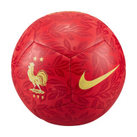 Nike France Pitch Ballon de Football Rouge Or