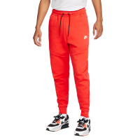 Nike Tech Fleece Full-Zip Survêtement Rouge Corail Noir Blanc