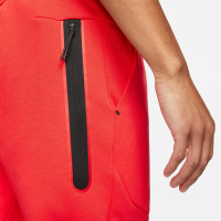 Nike Tech Fleece Pantalon de Jogging Rouge Corail Noir Blanc