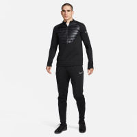 Nike Academy Winter Warrior Therma-Fit Haut d'Entraînement Noir Blanc