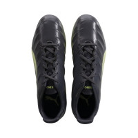 PUMA King Pro 21 Gazon Naturel Chaussures de Foot (FG) Noir Vert Clair