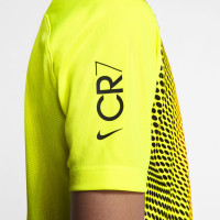 Nike CR7 Dry Trainingsshirt Kids Geel Zwart
