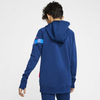 Nike Dry Academy Pullover Hoodie Kids Blauw Roze