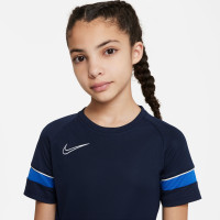 Chemise d'entraînement Nike Dri-Fit Academy 21 pour enfants Bleu foncé Bleu foncé