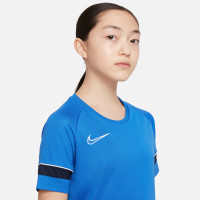 Nike Dri-Fit Academy 21 Trainingsshirt Kids Royal Blauw