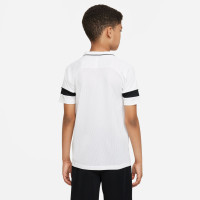 Nike Dri-Fit Academy 21 Polo Kids Wit Zwart