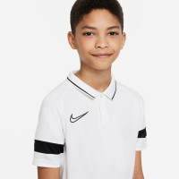 Nike Dri-Fit Academy 21 Polo Kids Wit Zwart