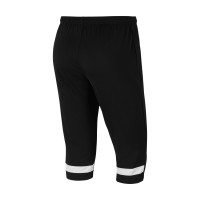 Pantalon d'entraînement 3/4 Nike Dri-Fit Academy 21 KP noir blanc