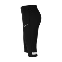 Pantalon d'entraînement 3/4 Nike Dri-Fit Academy 21 KP noir blanc